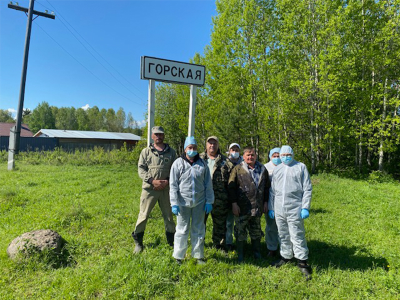 Вакцинация против бешенства диких животных.