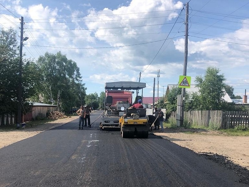 В Енисейском районе завершился ремонт дорог.